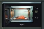 Whirlpool WMF250G Einbaumikrowelle mit Grill | 25L, 900W/1400W, Edelstahl – Bild 3