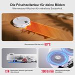 Roborock Qrevo Curv 2 Pro Saug- und Wischroboter - 25.000 Pa Saugkraft, 100°C Mopp-Reinigung, Weiß – Bild 7