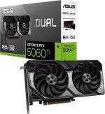 ASUS Dual GeForce RTX 5060 Ti OC Edition | 16GB GDDR7 | PCIe 5.0 | 2.5-Slot Design | DUAL-RTX5060TI-O16G
