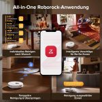 Roborock QV 35S Saug- und Wischroboter mit All-in-One-Dock, 10.000 Pa HyperForce-Saugkraft und intelligenter Hinderniserkennung – Bild 10