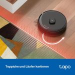 Tapo RV30 Max Plus Saug- und Wischroboter mit automatischer Absaugstation, 5.300 Pa Saugkraft und LiDAR+IMU-Dual-Navigation – Bild 9