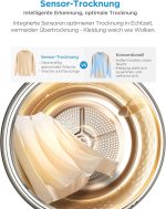 Midea MD11EH Wärmepumpentrockner | 7kg - 8kg | Knitterschutz | Sensor-Trocknung | Klasse D – Bild 5