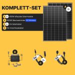 Solakon 900W Balkonkraftwerk-Serie – Komplette Solaranlage mit 800W Wechselrichter & bifazialen Modulen – Bild 4