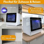 Sommertal Mini-Geschirrspüler | Tischgeschirrspüler mit 5L Wassertank & Freshflow (SP9 / SP5) – Bild 5