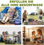 ALLPOWERS R600 Tragbare Solar-Generator-Serie – 299Wh LiFePO4 Powerstation mit 100W Solarpanel-Set – Bild 8