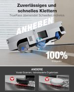 ECOVACS Deebot X12 Serie Saug- und Wischroboter mit FocusJet Fleckenvorlösung, OZMO Roller 3.0 und AIVI 3D 4.0 Hinderniserkennung – Bild 9