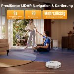 Roborock QV 35S Saug- und Wischroboter mit All-in-One-Dock, 10.000 Pa HyperForce-Saugkraft und intelligenter Hinderniserkennung – Bild 7