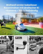 TerraMow V600 Mähroboter mit Garage, Tri-AI Vision-Navigation und automatischer Kartierung für Rasenflächen bis 600 m² – Bild 2