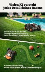 WORX Landroid Vision Cloud 4WD Mähroboter mit KI-Hinderniserkennung, RTK-Cloud-Navigation und automatischer Kartierung – Bild 4