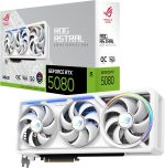 ASUS ROG Astral GeForce RTX 5080 16GB GDDR7 White OC Edition | ROG-ASTRAL-RTX5080-O16G-WHITE | Blackwell | Whiteout Build