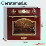 Kaiser Empire EH 6355 Einbaubackofen | 60cm | 67L | Katalyse-Selbstreinigung | Drehspieß – Bild 7