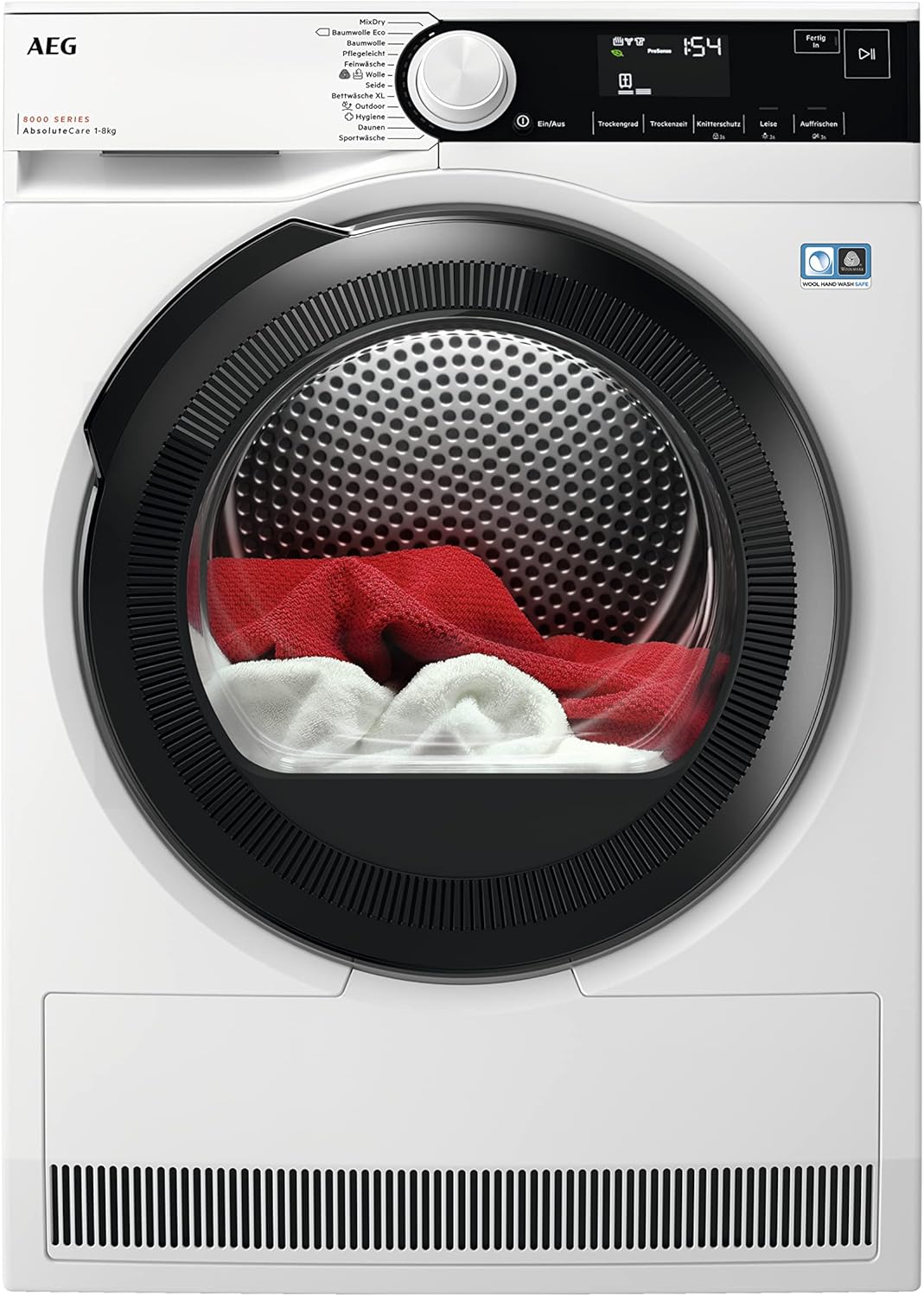 81mNIA33gfL._AC_SL1500 AEG Series 9000 & 8000 Heat Pump Tumble Dryer Collection | 8kg Capacity, AbsoluteCare®, SensiDry®, Energy Class A+++ – Bild 1