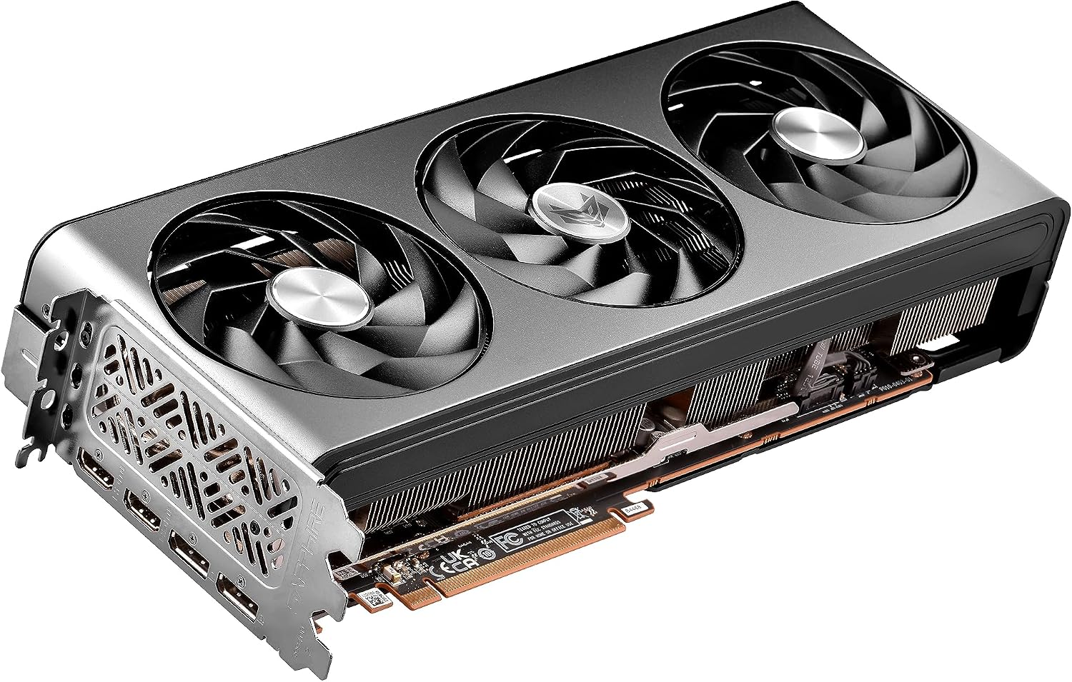81q5mwXjKRL._AC_SL1500 Sapphire NITRO+ AMD Radeon RX 7800 XT Gaming OC 16GB GDDR6 | 11330-01-20G | Tri-X Cooling | ARGB | 1440p Gaming – Bild 1