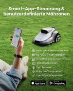 TerraMow V600 Mähroboter mit Garage, Tri-AI Vision-Navigation und automatischer Kartierung für Rasenflächen bis 600 m² – Bild 6