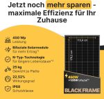 Solakon 900W Balkonkraftwerk-Serie – Komplette Solaranlage mit 800W Wechselrichter & bifazialen Modulen – Bild 7
