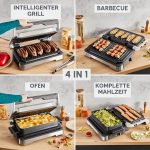 Moulinex Optigrill 4In1 XL, Elektrogrill, Grill Und Ofen in Einem Gerät, Volle Mahlzeit, Kapazität 6-8 Personen, Kochanzeige, 12 Automatische Programme, Antihaftplatten, GI784D