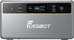 Fossibot FBP1200 Balkonkraftwerk Mit Speicher All-In-One, 1,98Kwh LFP Akku, MPPT 2000W Solareingang, 1200W AC, Mikroinverter, 6500 Ladezyklen, 125 Erweiterbarer Stromspeicher Powerstation, Plug&Play