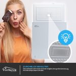 Tronitechnik® Gefriertruhe Kühltruhe BORGAR PRO Mit 2In1 Gefrier- Und Kühlfunktion | 160 Liter, 184Kwh/Jahr, 85Cm Hoch, Geringe Lautstärke | Led-Licht | Rollen | Kindersicherung Durch Schloss | Weiß