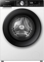 Hisense WF3S9043BW3 Waschmachine Mit Dampffunkunktion, 9 Kg, 1400 U,Min, Wifi, Connectlife, Power Jetwash, Anti-Allergie Programm, Aqua Stop, Auto Wash, Quick Wash, EEK A-30 Prozent