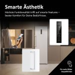 Haier Gefrierschrank Mit Abtauautomatik Und Eiswürfelbereiter I Instaswitch H4F272WDH1 I Total No Frost Tiefkühlschrank, 276 L Kapazität I Eisschrank Auch Als Kühlschrank Nutzbar I Freezer Mit Wi-Fi