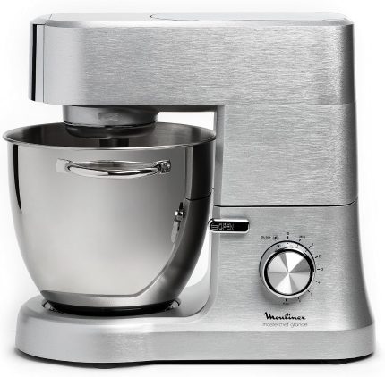 Moulinex Masterchef Grande QA810D Küchenmaschine | 1500W | 6,7L Edelstahlschüssel | 8 Stufen