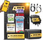 Solakon 900W Balkonkraftwerk-Serie – Komplette Solaranlage mit 800W Wechselrichter & bifazialen Modulen – Bild 10