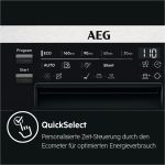 AEG FEE83806PM Integrierter-Geschirrspüler / 60Cm / Comfortlift - Hebefunktion / D / Energiesparend / Maxiflex Besteckschublade / Beladungserkennung / Display / Startzeitvorwahl / Extra Leise