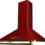 Kaiser Empire a 6315 Rotemeco Exklusive Designer Retro Dunstabzugshaube 60 Cm Bordeaux • Kamin Wandhaube Energieklasse a • Abzugshaube Abluft/Umluft • 910M³/H Wandmontage Haube Inkl. Aktivkohlefilter