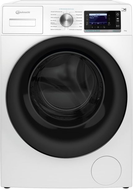 Bauknecht B6R 08E SILENCE DE Waschmaschine / 10Kg / Frontlader/Supreme Silence/Eek A-20% / 1400 Upm/Zen-Motor/Besonders Leise Waschmaschine/Steam 3.0-3 Kraftvolle Dampftechnologien