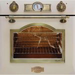 Kaiser Empire EH 6355 Rot Exklusiver Nostalgie Backofen 60 Cm Autark • Selbstreinigender Elektrobackofen 67L • Einbau-Backofen Mit Drehspieß, Heißluft, Grill • Retro Design Mit Modern Technologie