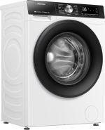 Hisense WF3S9043BW3 Waschmachine Mit Dampffunkunktion, 9 Kg, 1400 U,Min, Wifi, Connectlife, Power Jetwash, Anti-Allergie Programm, Aqua Stop, Auto Wash, Quick Wash, EEK A-30 Prozent