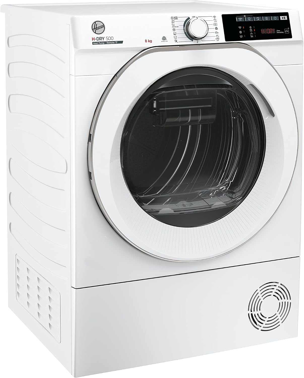 Hoover H-DRY 500 NDE H8A2TCEXS-S Wärmepumpentrockner I 8 Kg I Wifi + Bluetooth I Aquavision, Schuhgestell