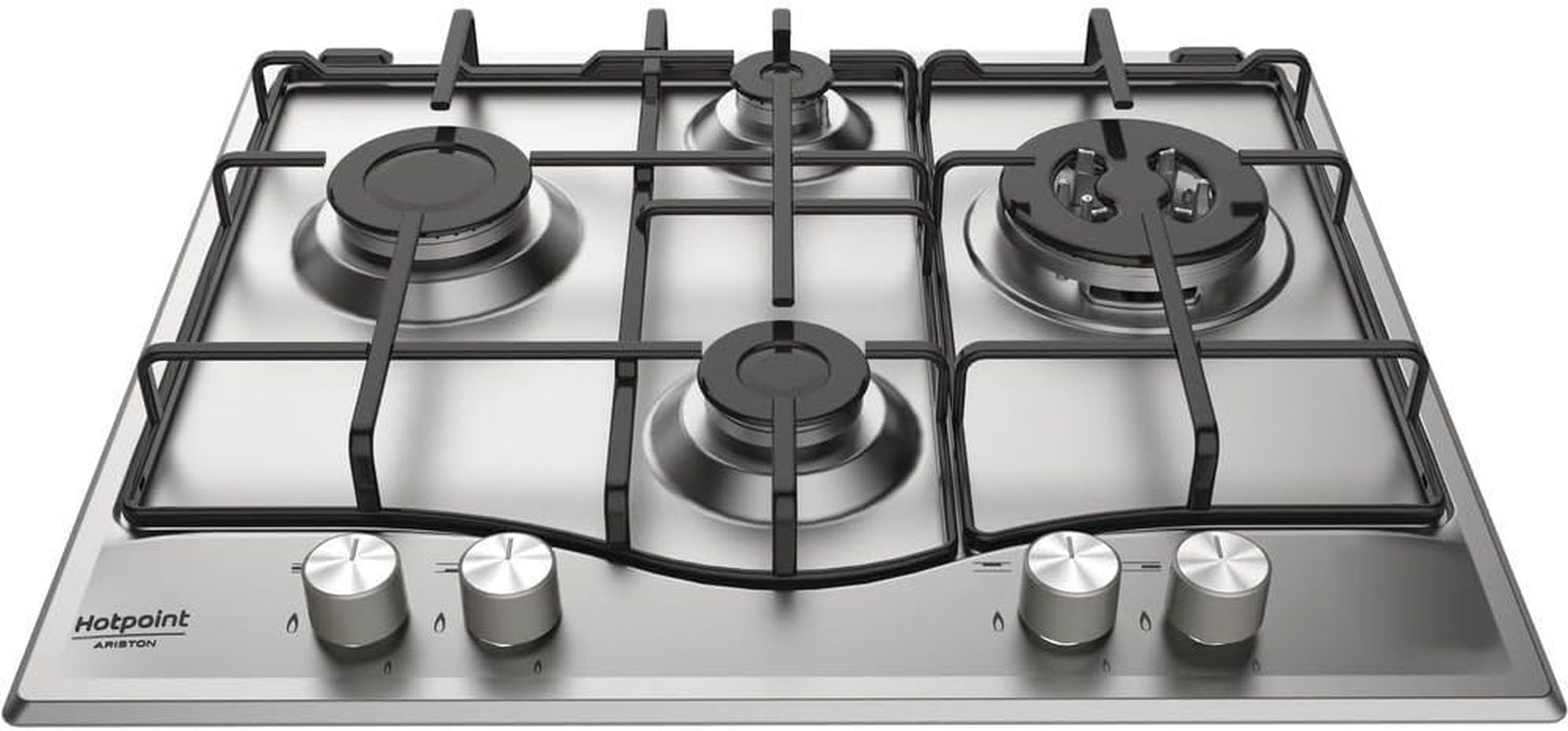 Hotpoint-Ariston Gasherd, Edelstahl, 600 X 510 X 39 Cm