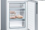 Bosch KGV33VLEAS Kühlschrank, Gefrierschrank, Niedrig, Freistehend, 288 L – Kalt Gebrüht – L 60 Cm X H 176 Cm – Edelstahl