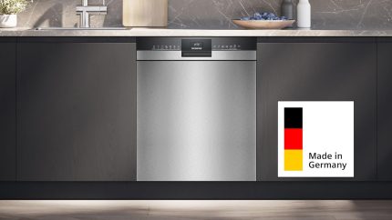 Siemens SN43ES22AE, Iq300 Smarter Geschirrspüler, Unterbau-Spülmaschine, 60 Cm, Made in Germany, Besteckkorb, Automatische Türöffnung, Dreifach Rackmatic, Besonders Leise, Variospeed, Aquastop