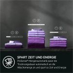 AEG TR8T60680 / Wärmepumpentrockner/Absolutecare - Wolle-Seide-Outdoor Trocknen / 8.0 Kg/A+++ / Energiesparend/Mengenautomatik/Kindersicherung/Schontrommel/Startzeitvorwahl, Weiß
