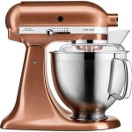 Kitchenaid Küchenmaschine - Artisan - Kippbarem Food Processor - Teigknetmaschine Mit 2 Schüsseln Und 3 Zubehör Aus Edelstahl - 4.8 L - Gusseisen Schwarz