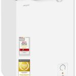 Exquisit GT5400-HE-041E Gefriertruhe - 371 L Truhe Mit Schnellgefrieren | Großer Gefrierschrank in Weiß - 36 Std. Lagerzeit Bei Störung - Digitale Steuerung - Leise 39 Db - Inklusive Rollen