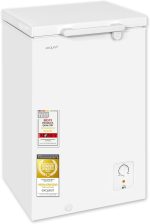 Exquisit GT5400-HE-041E Gefriertruhe - 371 L Truhe Mit Schnellgefrieren | Großer Gefrierschrank in Weiß - 36 Std. Lagerzeit Bei Störung - Digitale Steuerung - Leise 39 Db - Inklusive Rollen