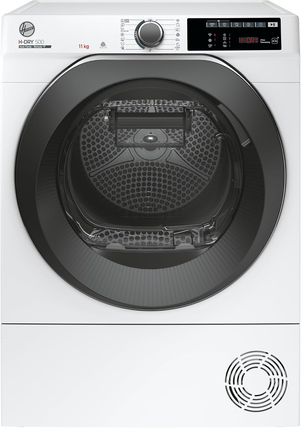 Hoover H-DRY 500 NDE H8A2TCEXS-S Wärmepumpentrockner I 8 Kg I Wifi + Bluetooth I Aquavision, Schuhgestell