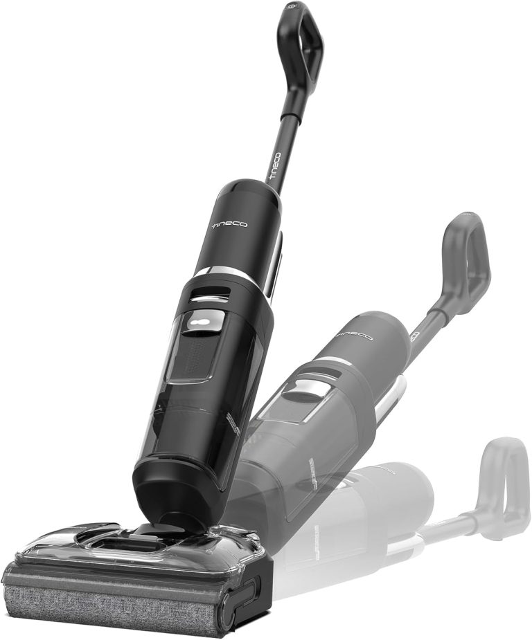 Tineco Floor ONE S7 Stretch Ultra Nass Trockensauger, 21000 Pa Saugkraft 180° Lay-Flat, 5 Min 85°C Flashdry, 50 Min Laufzeit, Dualblock Anti-Tangle, Beide Kantenreinigen, Für Hartböden & Werkstatt