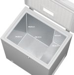 Tronitechnik® Gefriertruhe Kühltruhe BORGAR PRO Mit 2In1 Gefrier- Und Kühlfunktion | 160 Liter, 184Kwh/Jahr, 85Cm Hoch, Geringe Lautstärke | Led-Licht | Rollen | Kindersicherung Durch Schloss | Weiß