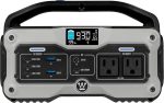 Westinghouse Igen400S Tragbarer Stromerzeuger Und Solargenerator Mit LED- Und Dc-Ausgang Für Camping, Zuhause, Reisen, Innen Und Außen (Solarpanel Nicht Enthalten)