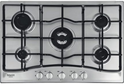 Hotpoint PCN 752 T/IX/HAR Kochfeld Edelstahl Eingebaut Gaskochfeld
