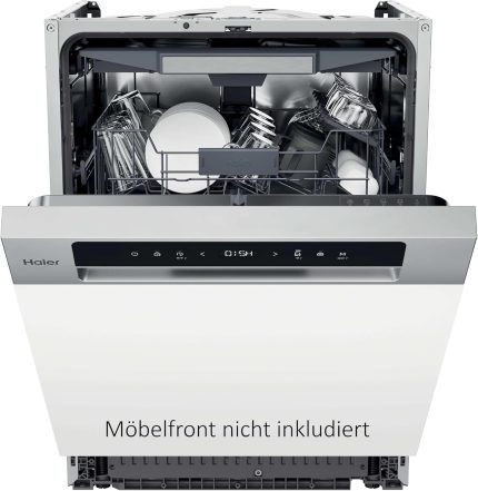 Haier Washlens plus Series 2 Einbau-Geschirrspüler 60 Cm I Vollintegrierte Spülmaschine I 14 Maßgedecke I 3. Korb Für Besteck I Autodoor I Aquastop I XI 4B2E1B-84