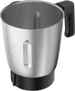 Moulinex HF4568 Clickchef Multifunktions-Küchenmaschine | 12 Geschwindigkeiten + Pulse | 5 Automatik-Programme + Manueller Modus | 3,6 L | Integrierte Waage | Dampfgaraufsatz + Rezeptbuch | Schwarz