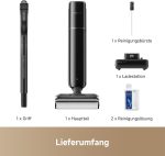 DREAME T12 Pro-A Nass- Und Trockensauger, Ultraschlanke 9,85 Cm, 25.000 Pa Saugkraft, Heißwäsche Bei 95 °C Selbstreinigung, Trocknung Durch Heißluft Bei 95 °C, Kein Verheddern, Streifenfreie Reinigung