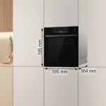 Gorenje Optibake Advanced BPSA 6747 A08BG Einbau-Backofen / 77L / Heißluft / Pyrolyse / Autobake / Touch Bedienung / Bratenthermometer / Gentleclose & Open / Steamassist / Pizzamode 300°C/ Schwarz