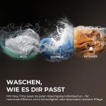 Haier Frontlader Waschmaschine 13Kg I G7 Serie I a -40%, Große Kapazität, Flüsterleiser Direktantrieb, Automatik- Und Expressprogramm, Vollwasserschutz, Hygiene-Technologien, Wi-Fi I HW130-B14667U1
