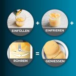 Ninja Creami Eismaschine & Dessertmaschine Mit 3 Behältern, 7 Programmen, Herstellung Von Eis, Gelato, Sorbet, Smoothie-Bowls, Milchshakes Und Mehr, Schwarz/Silber, 1,4L Eiscreme Kapazität, NC300EU